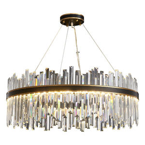 Simple Modern Hotel Gold Pendant <b>Light</b> Circle Ring Round <b>Single</b> Gold Modern <b>Led</b> Lighting - Product Image 6