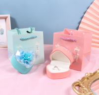 2024 Nouveau Design Produit Forever Roses Préservé Rose Dans Une Boîte En Acrylique