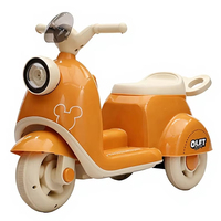 Moto électrique rose pour filles, tricycle électrique pour enfants avec télécommande