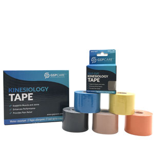 5*5 متر قطن قابل للتنفس OEM 70 جرام شريط عضلي مقاوم للماء حساس للعضلات لون مخصص رياضة Kinesiotape - Product Image 4