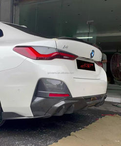 Difusor de parachoques trasero de fibra de carbono estilo <span class=keywords><strong>I4</strong></span> <span class=keywords><strong>G26</strong></span> SQ para <span class=keywords><strong>BMW</strong></span> 4 Series <span class=keywords><strong>G26</strong></span> <span class=keywords><strong>I4</strong></span> Spoiler Lip Body Kit 2020 + - Product Image 5