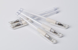 Penna per Marcatura Medica, Penna per Microblading, Penna Chirurgica per Marcatura Cutanea, Penna con Inchiostro Bianco e Viola, Penna Pulisci-Pelle per Piercing e Tatuaggi - Product Image 2