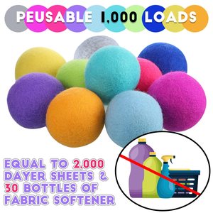 Adoucissant anti-statique populaire meilleure vente boule <span class=keywords><strong>de</strong></span> séchage en <span class=keywords><strong>laine</strong></span> <span class=keywords><strong>de</strong></span> couleur biologique pour le linge - Product Image 4