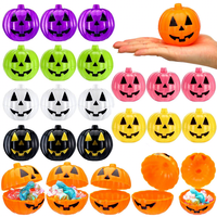 Boîtes à bonbons miniatures en forme de citrouille Jack-o'-Lantern, ouvrables, couleurs assorties, pour enfants, cadeaux et décorations pour fêtes de Halloween