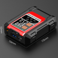 Démarreur portable 12V avec gonfleur de pneus et lumière LED - 3000A, booster de batterie d'urgence certifié CE, garantie 1 an