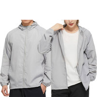 Jaket Olahraga Cepat Kering Anti UV, Jaket Olahraga Luar Ruangan, Pakaian Mountaineering UPF40 + Anti UV, Grosir