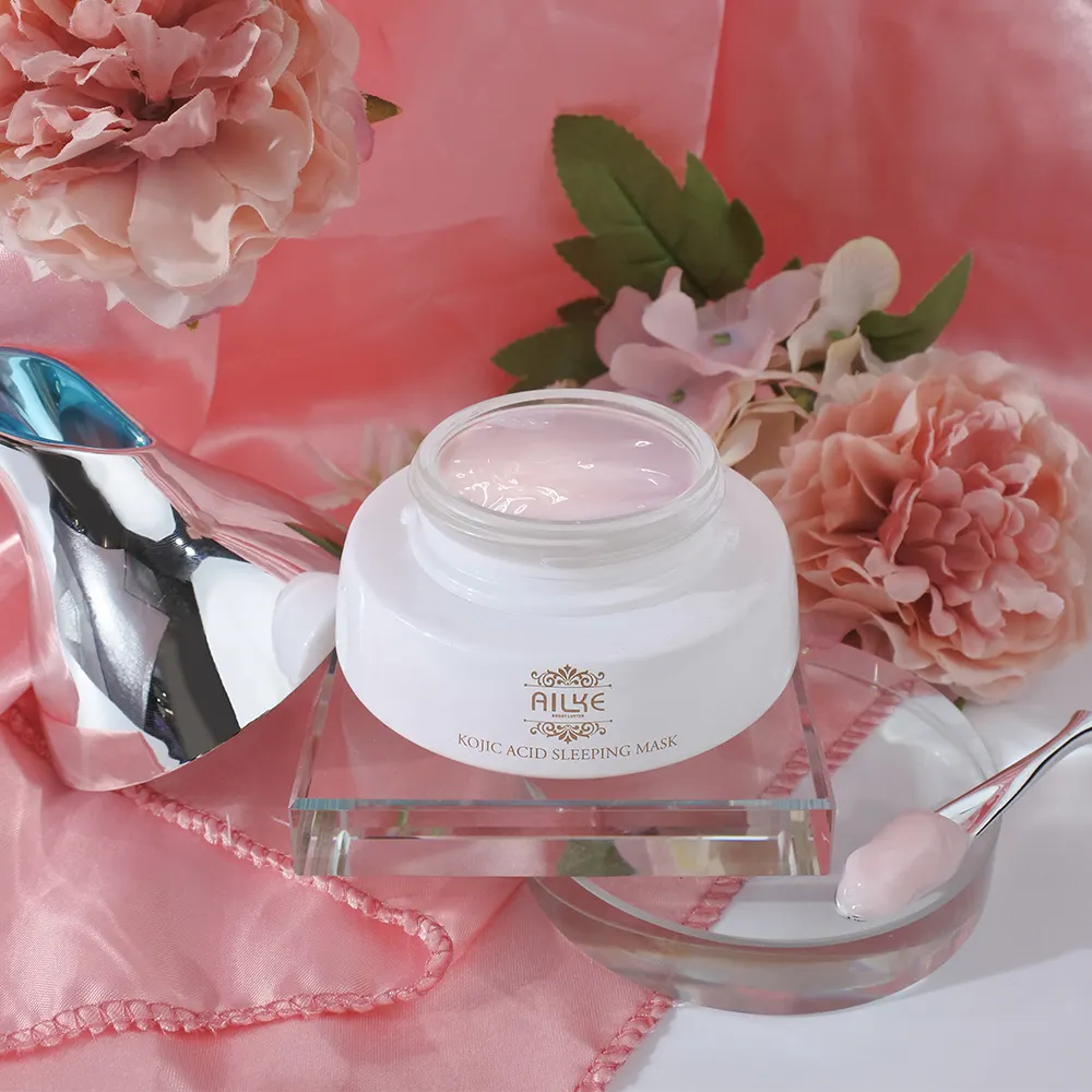 Roze Ailke Gezichtsmasker Crème Anti-Rimpel Lightening Hydraterende Huidverzorging Overnachting Perzik Geen Wassen Slapen Gezichtsmasker