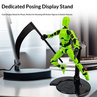 Figurine d'action 3D articulée en plastique, modèle tendance, décoration d'anniversaire porte-bonheur, à assembler, best-seller