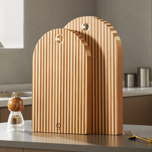 Bamboo Creative Cutting Board Double-Sided Wooden Chopping <b>Block</b> Large And Small Size Kitchen Use - Product Image 1