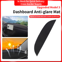 2024 nouvelle couverture de tableau de bord de voiture anti-éblouissement en daim pour Tesla modèle 3/Y