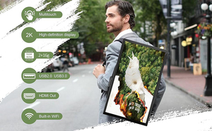 Mochila con Pantalla LCD <span class=keywords><strong>de</strong></span> 32 Pulgadas, Entrega <span class=keywords><strong>de</strong></span> Comida Inteligente <span class=keywords><strong>y</strong></span> Mochila Digital con Caja <span class=keywords><strong>de</strong></span> Luz LED, Cartel Móvil para Publicidad - Product Image 3