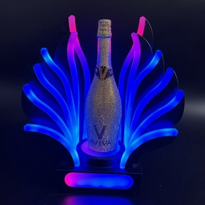 Richshining การออกแบบใหม่ JW VIP glorifier นำขวดพรีเซนเตอร์อะคริลิคชั้นวางแชมเปญสำหรับไนท์คลับ - Product Image 4