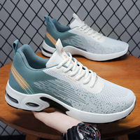 Chaussures pour hommes Nouveaux modèles d'automne Chaussures de sport respirantes Mode décontractée Course à pied Fermeture à lacets Motif à carreaux PVC