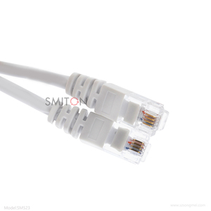 2对双绞线圆形6P4C电话线RJ11 6P4C电话线 - Product Image 1