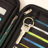 Bolsa de Hombro Moderna Impermeable de Poliéster de Gran Capacidad para Protección de Documentos, Bolsa Colgante para el Cuello, Bolsa Cruzada para Certificados