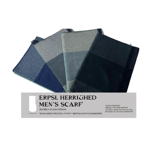 Bufanda de hombre Erpsl con diseño de espiga, 30x180cm, combinación de colores - Product Image 3