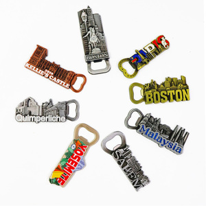 Décapsuleur magnétique 3D en métal, motif monument urbain <span class=keywords><strong>vintage</strong></span>, aimant de réfrigérateur en alliage de zinc, souvenir de voyage pour collection de cadeaux touristiques - Product Image 5