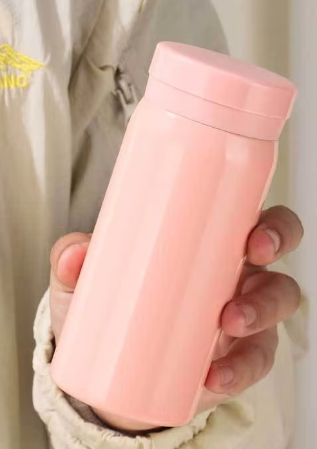 Nouveau gobelet rose de poche - 200ml