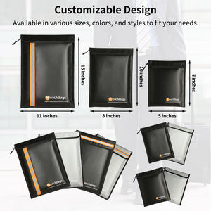 耐火ドキュメントバッグは、証明書、契約書、法定書類、現金、貴重品、水および耐火性ファイルバッグを保護します - Product Image 4