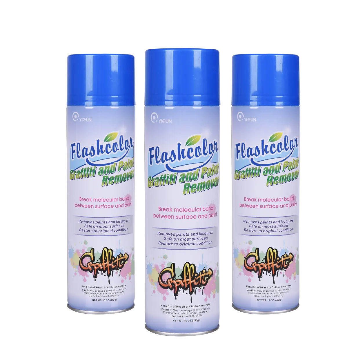 Car paint scratch remover and stripper spray paint cleaner remover for auto car graffiti paint removing