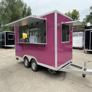 מנגינה מכירה לוהטת קרח קרם מזון משאית קרפ מזון משאית אופני קפה עגלות לממכר מזון עגלת למכירה