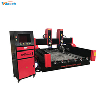 Steingraviermaschine 1530 Stein-Cnc-Fördermaschine doppelköpfe Granitgraviermaschine Steinschnittmaschine
