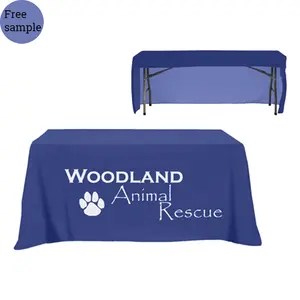 Mantel comercial Mesa de actividades al aire libre Banner Cubierta de mesa de tela personalizada para negocios