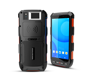 5.5 inch gồ ghề công nghiệp cầm tay PDA Nhận dạng khuôn mặt vân tay 134.2kHz 125Khz UHF Android 13 NFC <span class=keywords><strong>2D</strong></span> QR Máy quét mã vạch - Product Image 2