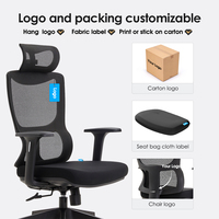 Chaise de bureau en maille en gros pour le bureau, chaise pivotante de bureau, chaise ergonomique, sillas de oficina, équipement de bureau
