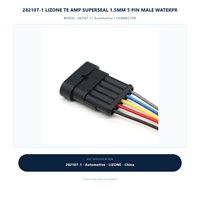 Adaptateur automobile étanche LIZONE TE AMP Superseal 1,5 mm 5 broches mâle -40~105°C pour faisceau de câbles 282107-1