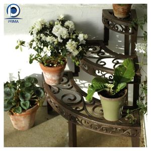 Soporte de <span class=keywords><strong>flor</strong></span> de hierro forjado, Arco y soporte de <span class=keywords><strong>flor</strong></span> dorada, decoración de boda para uso comercial - Product Image 2