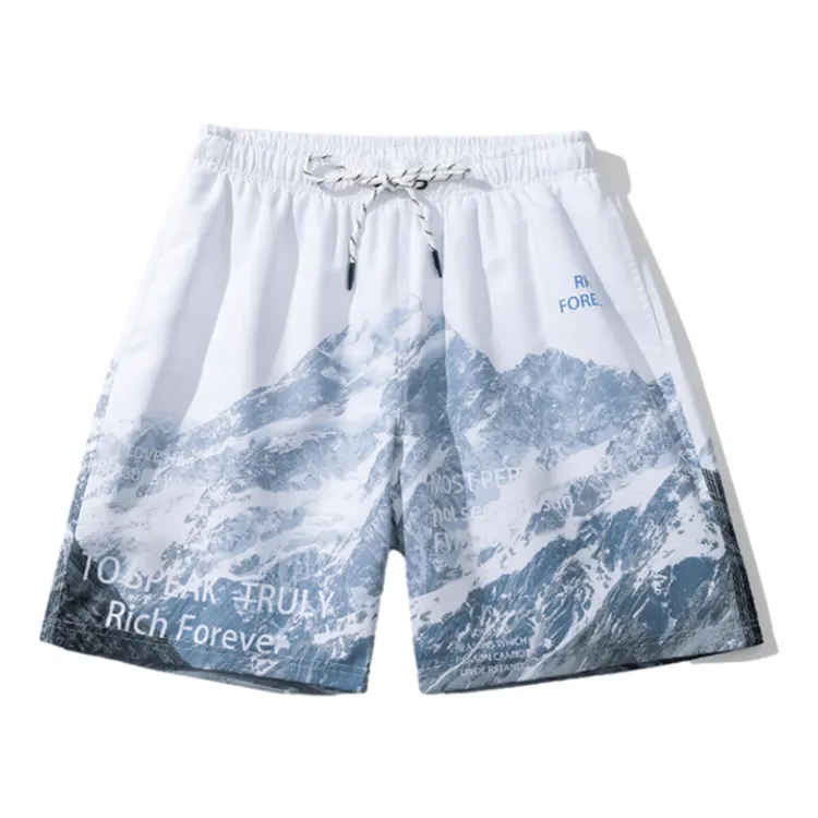 Men's Summer Sport Shorts Casual Bermudas Black Classic Clothing Beach Shorts Printed Shorts For Men