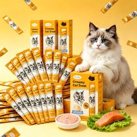 FurZo 2026 Boîte de 50 Barquettes de 15g de Nourriture Humide pour Chat au Saumon et au Thon, Riches en Protéines, Sans Céréales