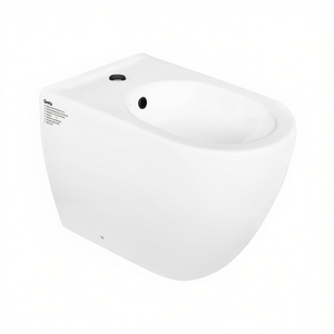 Bidet mural Greta, longueur 57 cm, sortie de robinet noir mat - Product Image 2