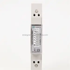 Compteur d'énergie monophasé à rail din Rs485 modbus 100A compteur kwh