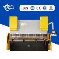 Plegadora CNC HUAXIA 40T 1000mm, Prensa Hidráulica Servoeléctrica, Pequeño Equipo Industrial para Doblado de Metales