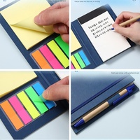Le cahier promotionnel comprend un bloc-notes en papier avec stylo