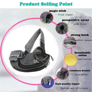Bán Buôn Xách Tay Ngoài Trời Thoáng Khí Lưới Vật Nuôi Sling Tàu Sân Bay Xách Tay Vai Ba Lô Cho Chó Mèo Du Lịch Vật Nuôi Tàu Sân Bay Túi - Product Image 5