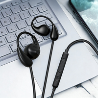 Headset Handsfree Earhook Mobile Earbuds Suara Spasial 360 Hifi Stereo Bass Berat Kontrol Kabel Pintar Tipe-C