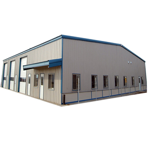 Atelier préfabriqué d'entrepôt de structure en acier pour la conception moderne de bâtiments d'usine personnalisables d'immobilier d'usines - Product Image 1