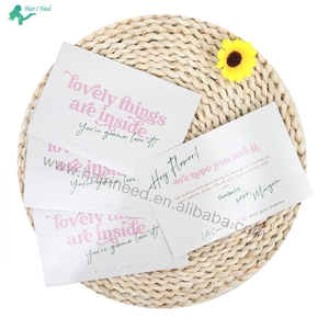 Biglietti di carta a colori per le vendite calde con biglietto di ringraziamento personalizzato per ordinare biglietti di <span class=keywords><strong>auguri</strong></span> eco-compatibili per le imprese - Product Image 1