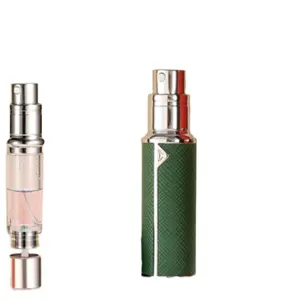 Atomizzatore di profumo riutilizzabile per bottiglia di profumo in pelle da 5ml per flacone Spray da viaggio con contenitore per fragranze a nebbia Fine