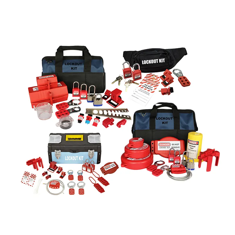 Bebas Kolokasi Portable Loto Peralatan Safety Produk Listrik Circuit Breaker Lockout Kit