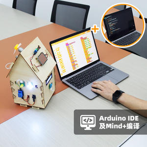 <span class=keywords><strong>Arduino</strong></span> 키트 로봇 스타터 자동화 프로젝트를위한 DIY 스마트 홈 키트 목조 주택 학습 키트 - Product Image 4