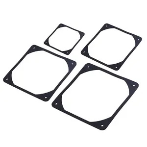 Various size Black silicone fan mount anti vibration pad rubber gaskets for fan 40mm 50mm 60mm 70mm 80mm 92mm 120mm