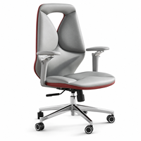 Silla de Oficina Ergonómica de Diseño Moderno, Silla Giratoria de Cuero PU para Personal, Silla de Computadora con Altura Ajustable, Sillas de Lujo para Jefes
