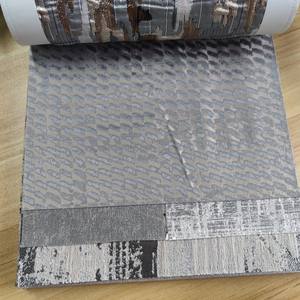 Tela bordada Jacquard <span class=keywords><strong>de</strong></span> Color gris y negro, <span class=keywords><strong>hilo</strong></span> dorado plateado, cortinas opacas, pellizco plisado, pliegue en S <span class=keywords><strong>para</strong></span> la sala <span class=keywords><strong>de</strong></span> estar - Product Image 2