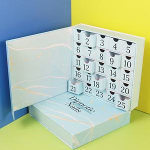 Boîtes en papier kraft vierges avec poignée, personnalisables avec votre logo, pour calendrier de l'avent kawaii de luxe, marque Crown Win - Product Image 4