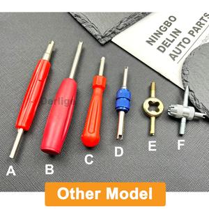 صمام الإطارات الأساسي ، أدوات إصلاح الإطارات البلاستيكية باللون الأحمر برأس واحد ، مفتاح ربط أساسي لصمام شريدر شامل - Product Image 6