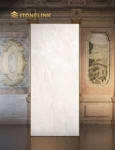 Losas de Piedra de Mármol Ónix Rosa Pulido Translúcido Retroiluminado Natural Personalizado de Stonelink para Azulejos y Cubiertas de Tocadores - Product Image 6